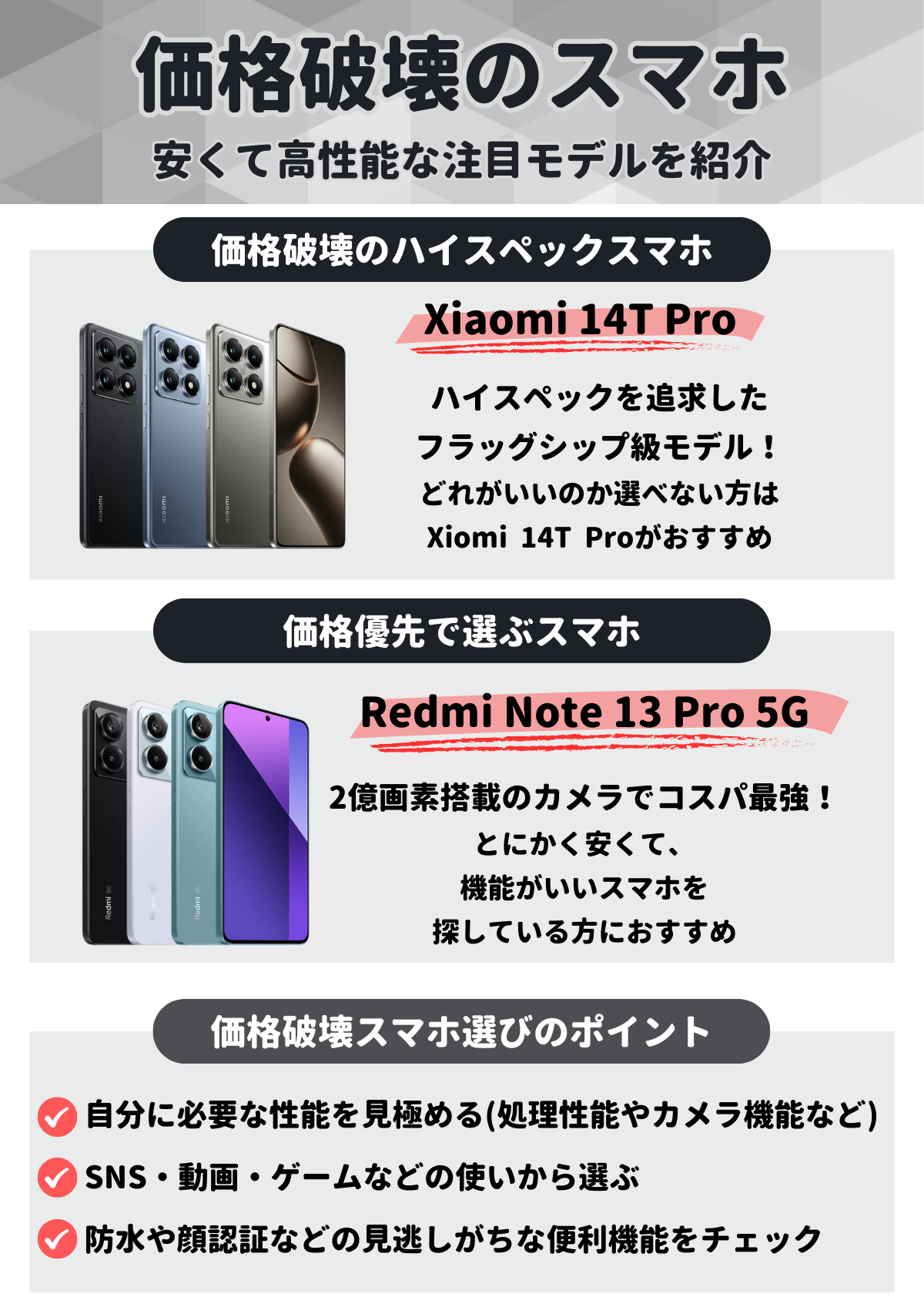 スマホ　価格破壊